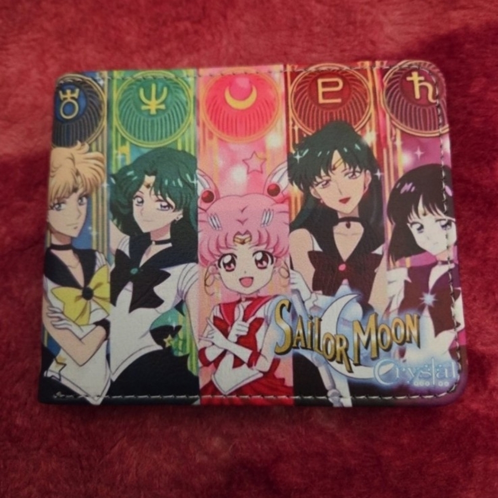 New Sailor moon anime manga leather wallet